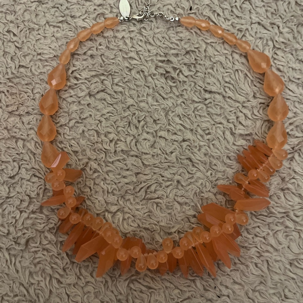 Mark Rock of Ages Necklace in Peach